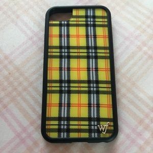 Wildflower Cases Yellow Plaid Case